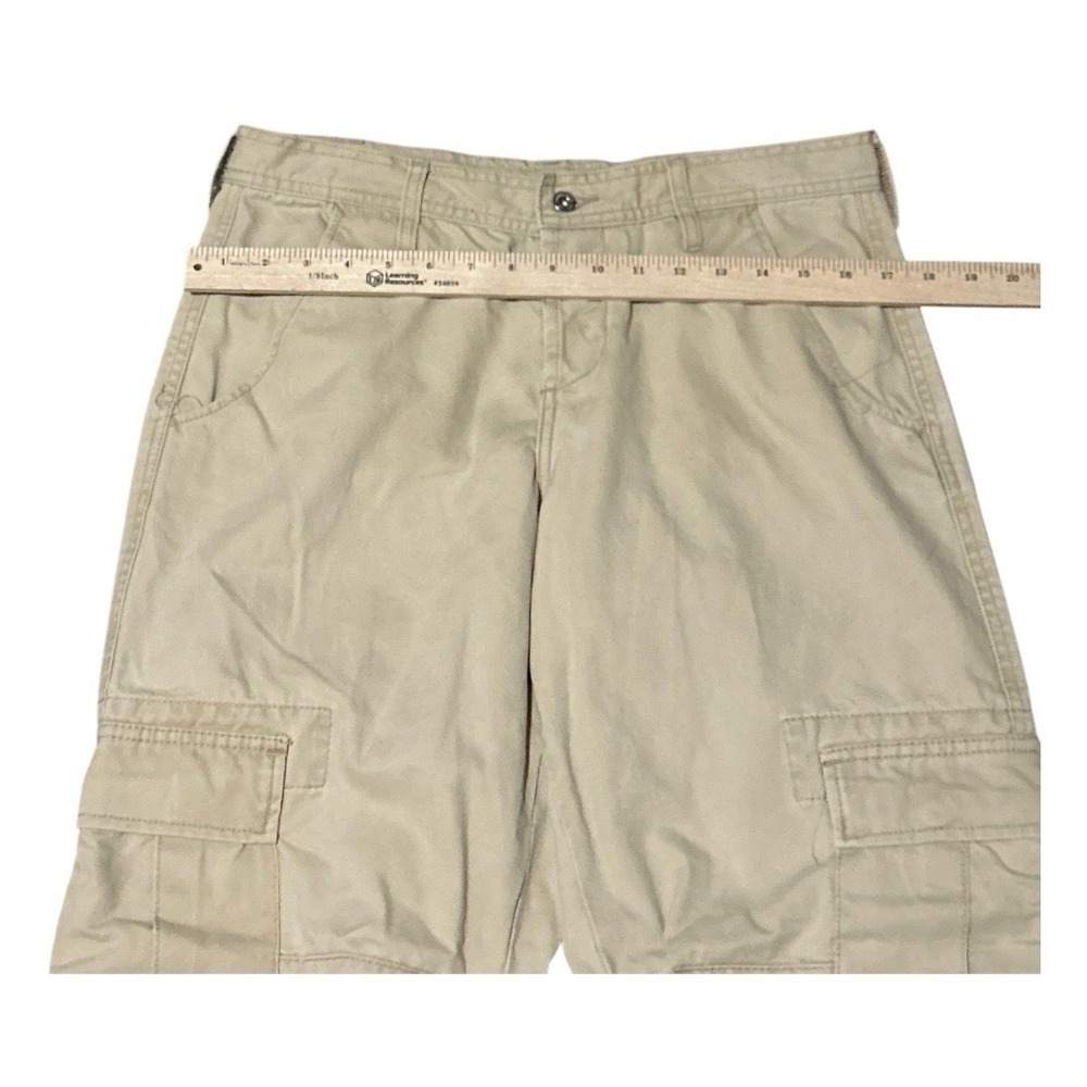 Sundance Women's Cargo Crop Utility Pant Cotton Size 10 Khaki Beige - Picture 5 of 8